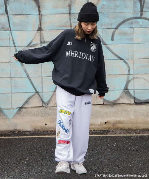 STARTER（スターター）の「∴WEGO/STARTER別注ワッペンスウェットパンツ（スウェットパンツ・メンズ・グレー系その他・LARGE/MEDIUM）」の22枚目の写真