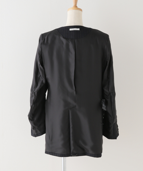 plage（プラージュ）の「Collarless Long ジャケット（ノー