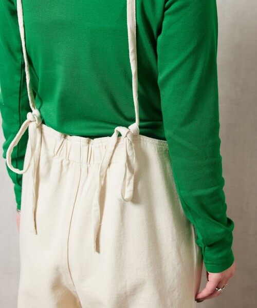 FREAK'S STORE（フリークスストア）の「【限定展開】紐デニムサロペット（サロペット/オーバーオール・レディース・ブラック/グレー/ナチュラル/ネイビー・SMALL/MEDIUM）」の12枚目の写真