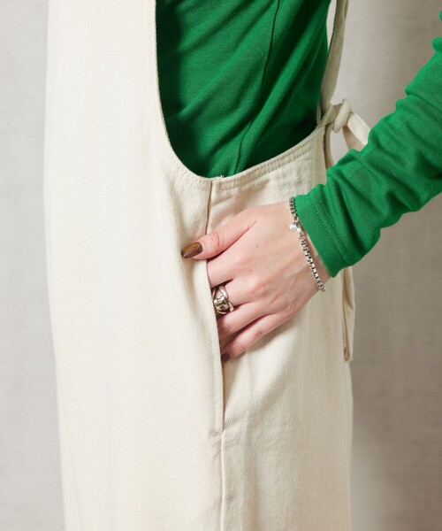 FREAK'S STORE（フリークスストア）の「【限定展開】紐デニムサロペット（サロペット/オーバーオール・レディース・ブラック/グレー/ナチュラル/ネイビー・SMALL/MEDIUM）」の14枚目の写真