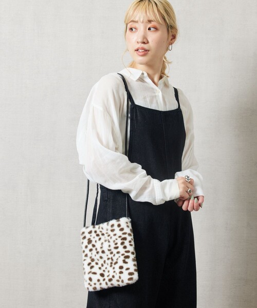 FREAK'S STORE（フリークスストア）の「【限定展開】紐デニムサロペット（サロペット/オーバーオール・レディース・ブラック/グレー/ナチュラル/ネイビー・SMALL/MEDIUM）」の19枚目の写真