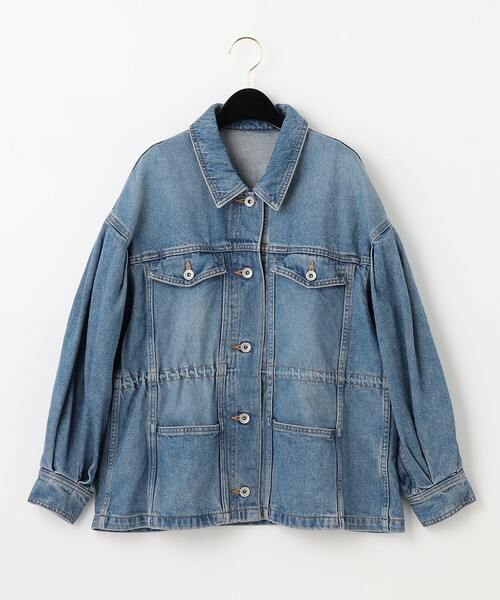 GRACE CONTINENTAL（グレースコンチネンタル）の「ボリューム袖デニムジャケット（デニムジャケット・レディース・インディゴブルー・36/38）」の10枚目の写真