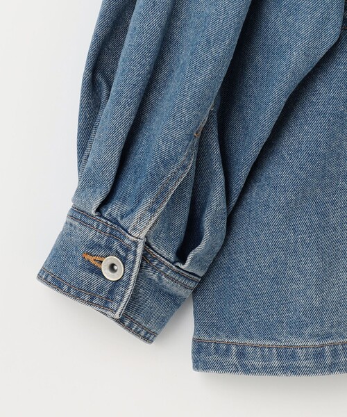 GRACE CONTINENTAL（グレースコンチネンタル）の「ボリューム袖デニムジャケット（デニムジャケット・レディース・インディゴブルー・36/38）」の18枚目の写真