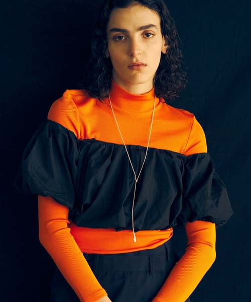 GOLDY(ゴールディ)の「"Y"シェイプ ニュアンス ドロップ ロング ネックレス(ネックレス・メンズ・シルバー/ゴールド/シルバー系その他/ゴールド系その他・FREE)」の9枚目の写真