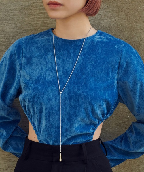 GOLDY(ゴールディ)の「"Y"シェイプ ニュアンス ドロップ ロング ネックレス(ネックレス・メンズ・シルバー/ゴールド/シルバー系その他/ゴールド系その他・FREE)」の17枚目の写真