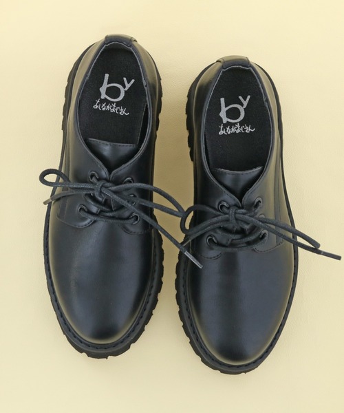 byあしながおじさん（バイアシナガオジサン）の「軽量｜厚底レースアップシューズ　8710505（ドレスシューズ・レディース・アイボリー/ライトグレー/ブラック/ブラック×レッド/ブラック×ピンク/シルバー・S/L/M/LL）」の19枚目の写真