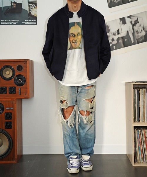 bukht(ブフト)の「【bukht ブフト】HARRINGTON JACKETハリントンジャケット(ブルゾン・メンズ・オリーブ/ダークグリーン/ネイビー・2/3/MEDIUM)」の3枚目の写真