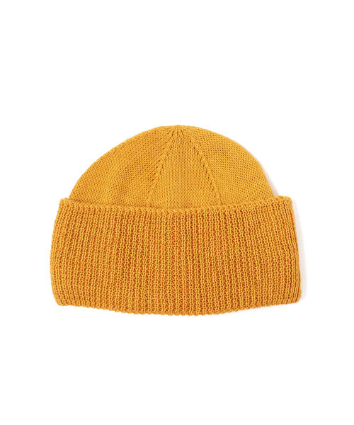 BEAMS(ビームス)の「BEAMS / リネン ワッチキャップ(ニットキャップ/ビーニー・メンズ・ブラック/イエロー/グリーン系その他2・ONE SIZE)」の12枚目の写真
