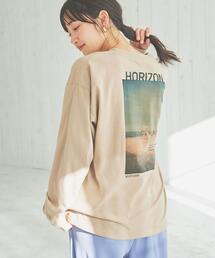 coen（コーエン）の「ランドスケープフォトプリントロングスリーブTシャツ（Tシャツ/カットソー）」