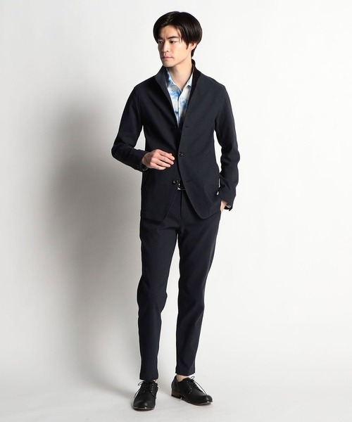 HIDEAWAYS NICOLE（ハイダウェイニコル）の「ハニカムドビーストレッチジャケット（その他アウター・メンズ・オフホワイト/ブラック/ライトグレー/ネイビー・MEDIUM/LARGE/X-LARGE）」の18枚目の写真