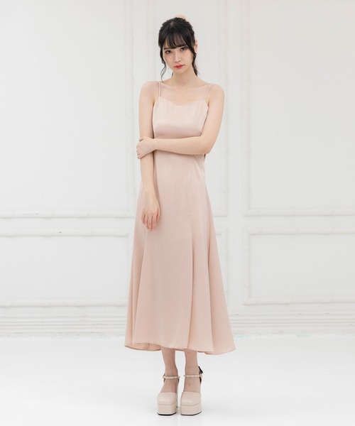 DearMyLoveMillor(ディアマイラブミラー)の「ダイヤカットキャミワンピ(ワンピース・レディース・ブラック/ベージュ・MEDIUM/LARGE/X-LARGE/XX-LARGE)」の16枚目の写真