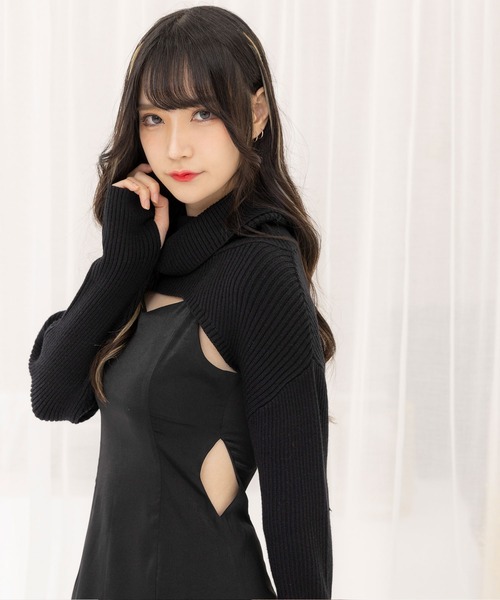 DearMyLoveMillor(ディアマイラブミラー)の「ダイヤカットキャミワンピ(ワンピース・レディース・ブラック/ベージュ・MEDIUM/LARGE/X-LARGE/XX-LARGE)」の14枚目の写真