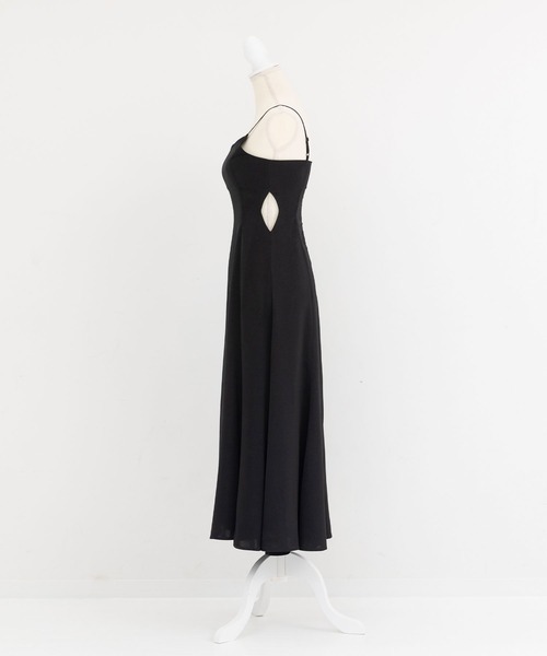 DearMyLoveMillor(ディアマイラブミラー)の「ダイヤカットキャミワンピ(ワンピース・レディース・ブラック/ベージュ・MEDIUM/LARGE/X-LARGE/XX-LARGE)」の5枚目の写真