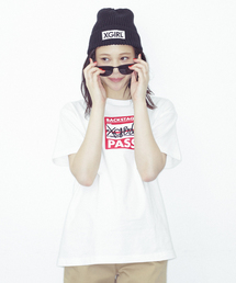 X-girl | BACK STAGE PASS S/S BIG TEE(Tシャツ/カットソー)