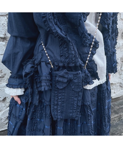 PINK HOUSE（ピンクハウス）の「パールチェーンスマホポシェット