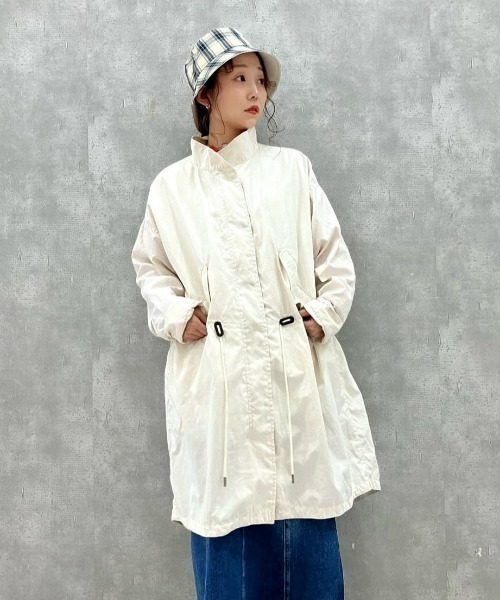 BACK NUMBER（バックナンバー）の「【BACK NUMBER】ライナーベスト付Ｍ６５（モッズコート・レディース・カーキブラウン/キナリ/ブラック・M/L）」の4枚目の写真