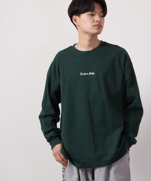 【セール】ATELANE ルーズシルエットレースクィーン刺繍ロングスリーブTEE（Tシャツ/カットソー）｜ATELANE（アテレーン）