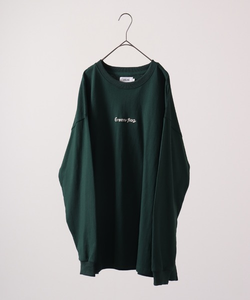 ATELANE(アテレーン)の「ATELANE ルーズシルエットレースクィーン刺繍ロングスリーブTEE(Tシャツ/カットソー・メンズ・グリーン/ブラック/ホワイト・M/L)」の13枚目の写真