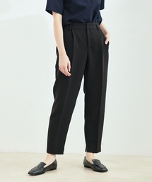 【セットアップ対応】2WAYストレッチ1タックテーパードパンツ