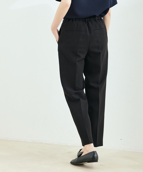 Jayro(ジャイロ)の「【セットアップ対応】2WAYストレッチ1タックテーパードパンツ(その他パンツ・レディース・ブラック/グレー系その他/ネイビー・L/M/S)」の11枚目の写真