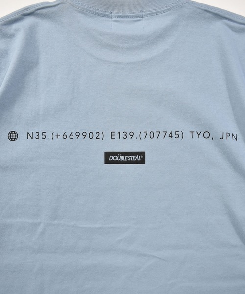 DOUBLE STEAL（ダブルスティール）の「ボーンパッチ Tシャツ（Tシャツ/カットソー・メンズ・サックスブルー/ホワイト/ブラック/グレー・X-LARGE/MEDIUM/LARGE）」の11枚目の写真