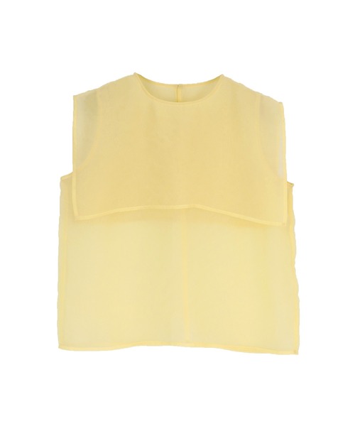 tシャツ オーガンジーセーラートップス レディース miette（ミエット）の「ｵｰｶﾞﾝｼﾞｰｾｰﾗｰﾄｯﾌﾟｽ（Tシャツ/カットソー
