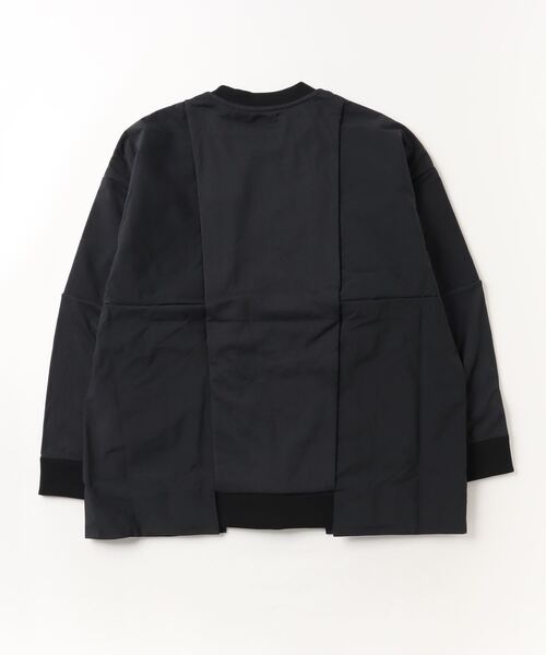 WHITE MOUNTAINEERING(ホワイトマウンテニアリング)の「MESH LAYERED PULLOVER(Tシャツ/カットソー・メンズ・ブラック・1/2/3)」の2枚目の写真