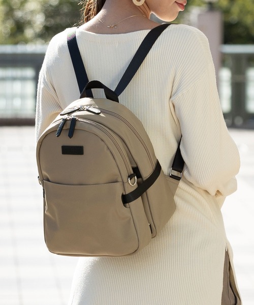 SweetMommy(スウィートマミー)の「4WAYマザーズバッグ (12L) 【CUBE】(マザーズバッグ・レディース・ブラック/グレイッシュベージュ/グレー/ラベンダー/ピンク・FREE)」の3枚目の写真