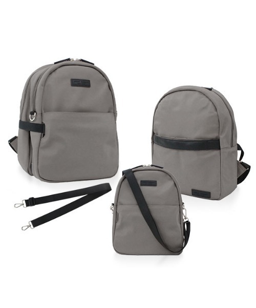 SweetMommy(スウィートマミー)の「4WAYマザーズバッグ (12L) 【CUBE】(マザーズバッグ・レディース・ブラック/グレイッシュベージュ/グレー/ラベンダー/ピンク・FREE)」の8枚目の写真