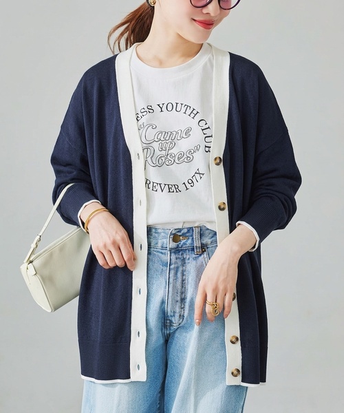田中亜希子さんコラボ ]ショート＆ロング丈 UVカットセミシアーニット