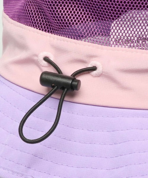 Kids Foret(キッズフォーレ)の「日よけたれ付きメッシュ切替撥水ハット・帽子(ハット・キッズ・ラベンダー/ブルー・56/54/50/52)」の10枚目の写真