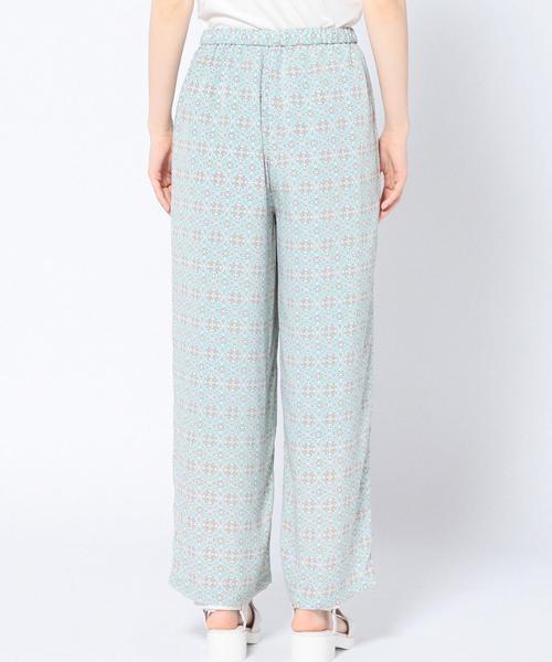 Another Edition(アナザーエディション)の「プリントイージーパンツ/ AEBC PRT EASY WID PT◆(その他パンツ・レディース・オフホワイト/ライム・フリー)」の5枚目の写真