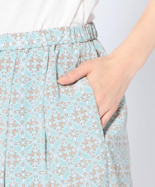 Another Edition(アナザーエディション)の「プリントイージーパンツ/ AEBC PRT EASY WID PT◆(その他パンツ・レディース・オフホワイト/ライム・フリー)」の11枚目の写真