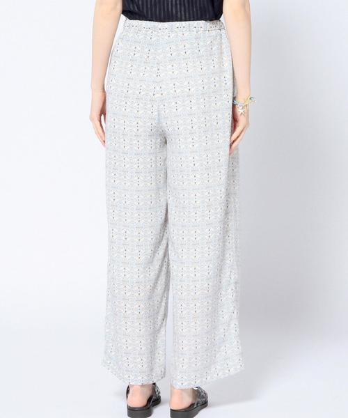 Another Edition(アナザーエディション)の「プリントイージーパンツ/ AEBC PRT EASY WID PT◆(その他パンツ・レディース・オフホワイト/ライム・フリー)」の18枚目の写真