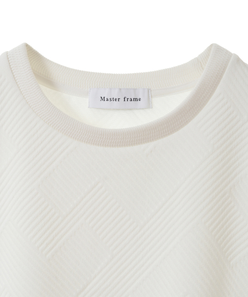 MASTER FRAME(マスターフレーム )の「【MASTER FRAME】ブリスタージャガードTシャツ(Tシャツ/カットソー・メンズ・ベージュ/ブラック/ホワイト・4/3/2)」の8枚目の写真