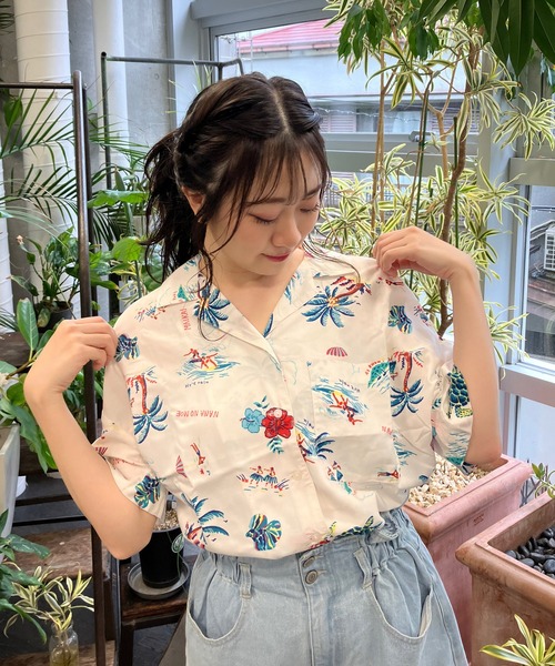 AS KNOW AS plus（アズノゥアズプラス）の「○アロハで楽しむ開衿