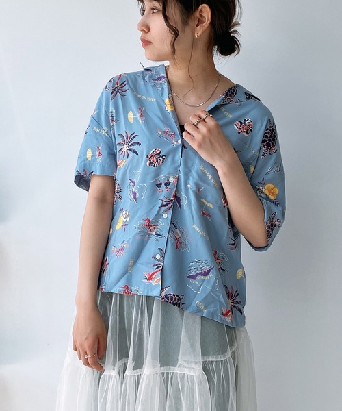 AS KNOW AS plus（アズノゥアズプラス）の「○アロハで楽しむ開衿