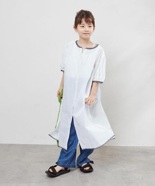 coen（コーエン）の「ライトデニムストレートパンツ（デニムパンツ・キッズ・ネイビー・150/100/120/140/130/110）」の4枚目の写真