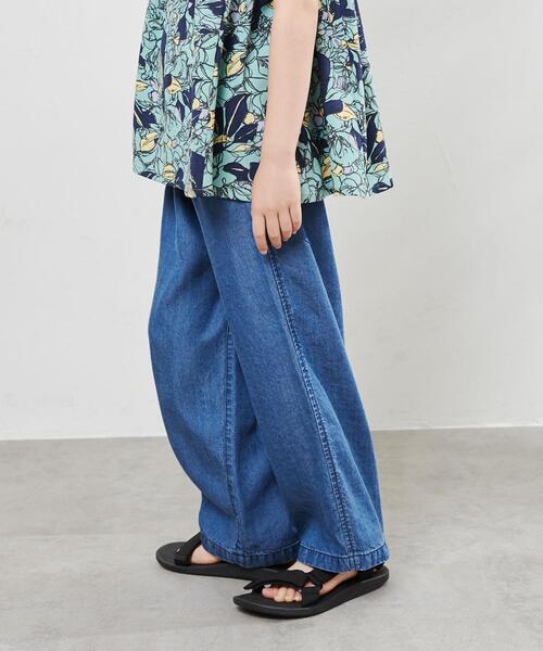 coen（コーエン）の「ライトデニムストレートパンツ（デニムパンツ・キッズ・ネイビー・150/100/120/140/130/110）」の6枚目の写真