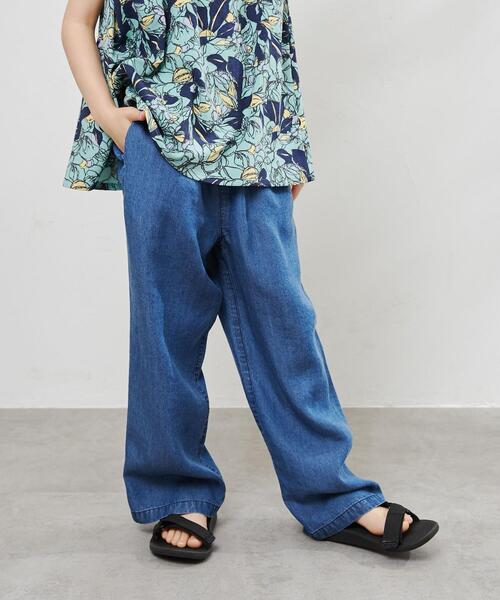 coen（コーエン）の「ライトデニムストレートパンツ（デニムパンツ・キッズ・ネイビー・150/100/120/140/130/110）」の8枚目の写真