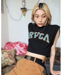 RVCA レディース  ARCHED RVCA TANKTOP タンクトップ【2023年夏モデル】/ルーカ