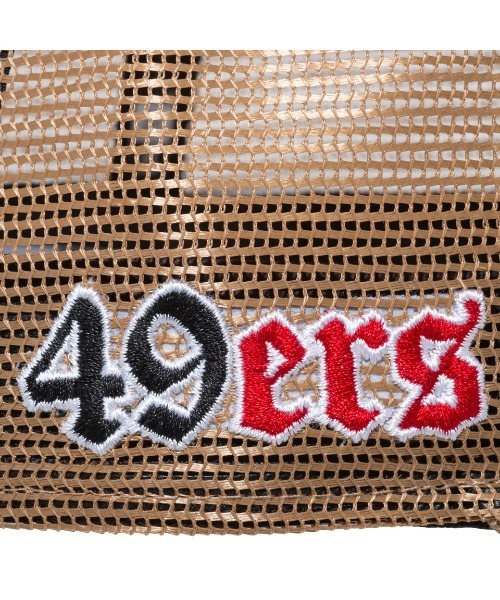 NEW ERA(ニューエラ)の「NEW ERA/ニューエラ キャップ 9FORTY A-Frame トラッカー NFL Trucker Cap サンフランシスコ・フォーティーナイナーズ カーキ 13515895(キャップ・メンズ・ベージュ・FREE)」の7枚目の写真