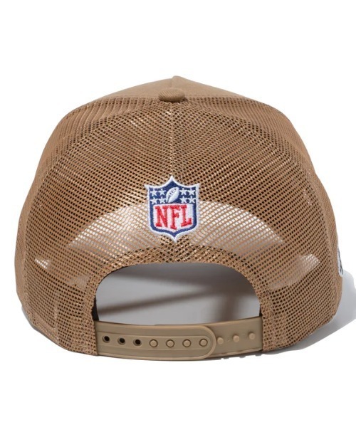 NEW ERA(ニューエラ)の「NEW ERA/ニューエラ キャップ 9FORTY A-Frame トラッカー NFL Trucker Cap サンフランシスコ・フォーティーナイナーズ カーキ 13515895(キャップ・メンズ・ベージュ・FREE)」の6枚目の写真
