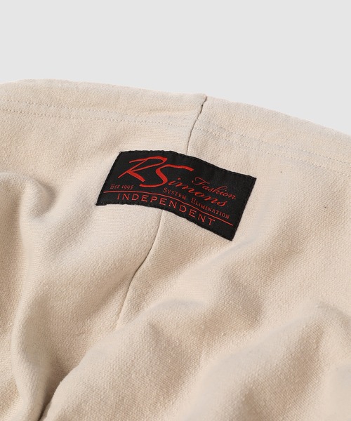 RAF SIMONS（ラフシモンズ）の「Washed big fit hoodie with claps and patch（パーカー・メンズ・ベージュ・XS/S）」の3枚目の写真