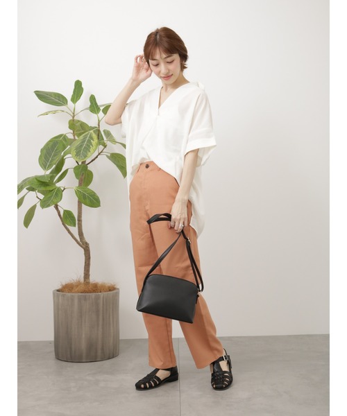 Lugnoncure（ルノンキュール）の「リネンブレンドパンツ（その他パンツ・レディース・オフホワイト/オレンジ/ネイビー・M/L）」の18枚目の写真