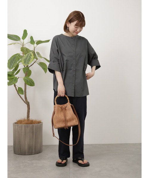 Lugnoncure（ルノンキュール）の「リネンブレンドパンツ（その他パンツ・レディース・オフホワイト/オレンジ/ネイビー・M/L）」の22枚目の写真