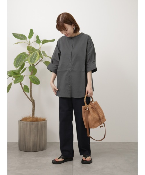 Lugnoncure（ルノンキュール）の「リネンブレンドパンツ（その他パンツ・レディース・オフホワイト/オレンジ/ネイビー・M/L）」の12枚目の写真