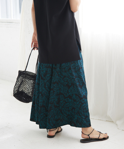 JOURNAL STANDARD relume フローラルマーメイドスカート 追加》ブラックフローラルマーメイドスカート(505105530