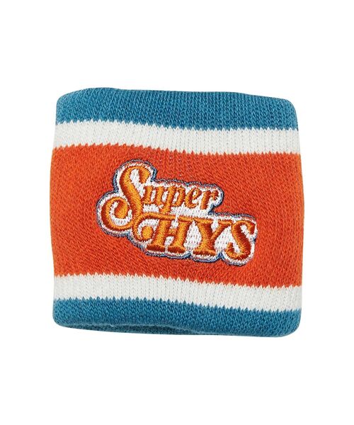 HYSTERIC GLAMOUR（ヒステリックグラマー）の「SUPER HYS刺繍 リストバンド（バングル/リストバンド・メンズ・ブラック/イエロー/ブルー・FREE）」の3枚目の写真