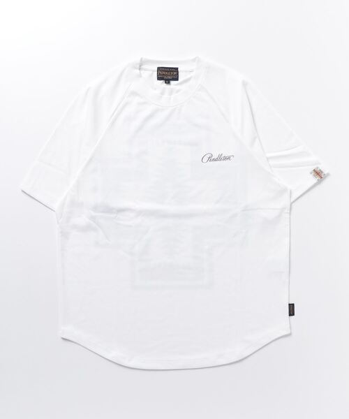 PENDLETON（ペンドルトン）の「バックプリントラグランT（Tシャツ/カットソー・メンズ・イエロー/チャコール/ブルー/オフホワイト・LARGE/MEDIUM）」の3枚目の写真